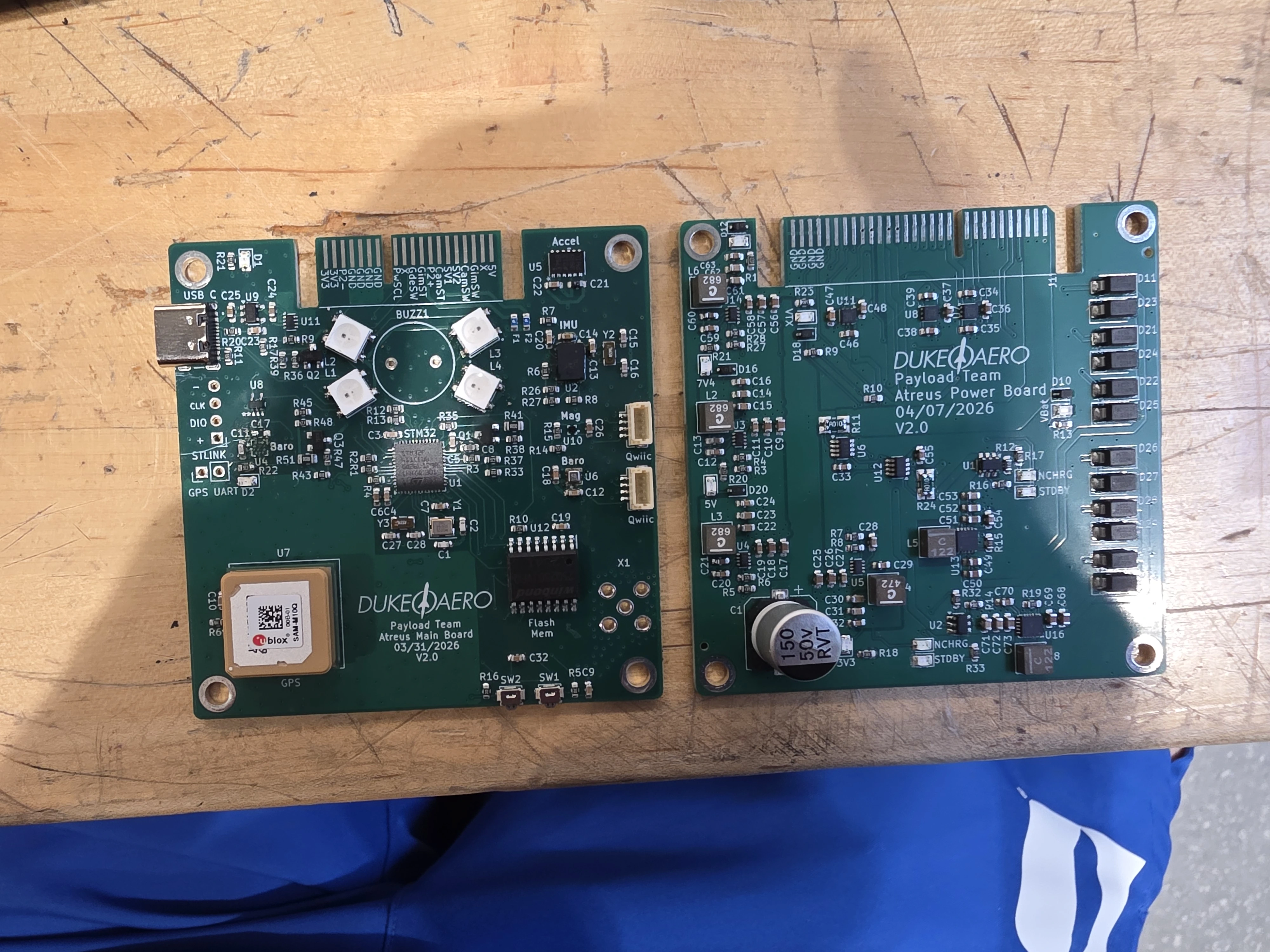 Payload Flight Computer and Power Board